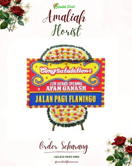 Sewa Papan Bunga Sekong